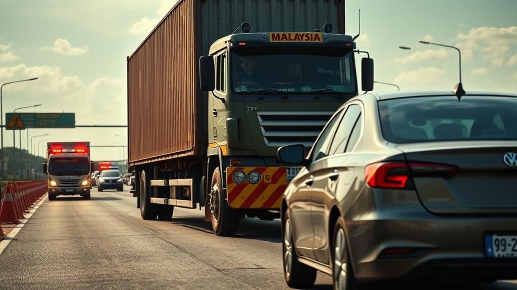 Lori besar highway Malaysia safety tips