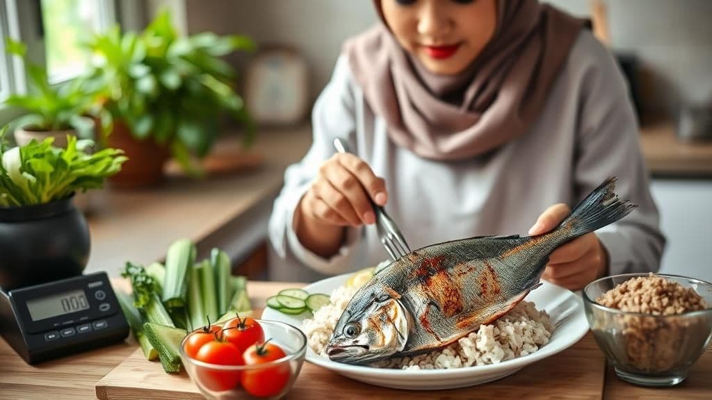 Makanan sihat untuk diet rendah kalori di Malaysia
