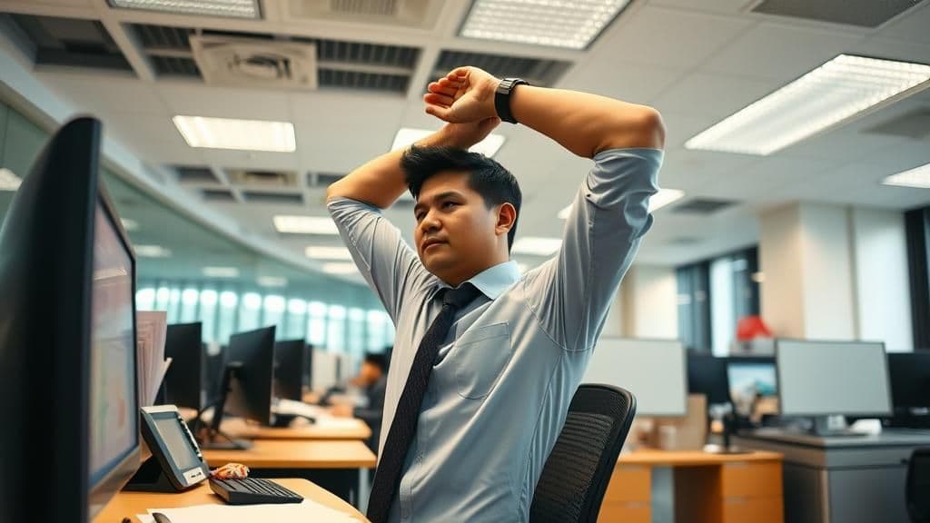 Senaman ringkas untuk office worker Malaysia