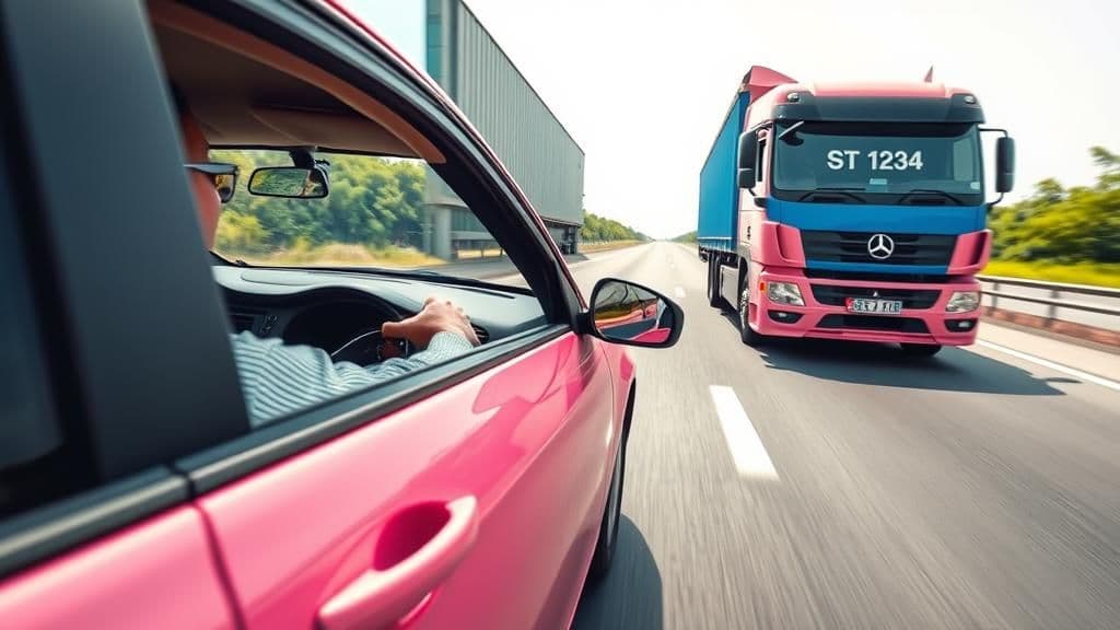 Lori besar overtaking tips highway plus