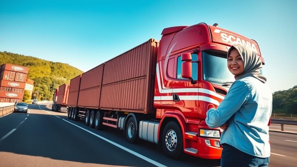 Lori besar highway Malaysia selamat