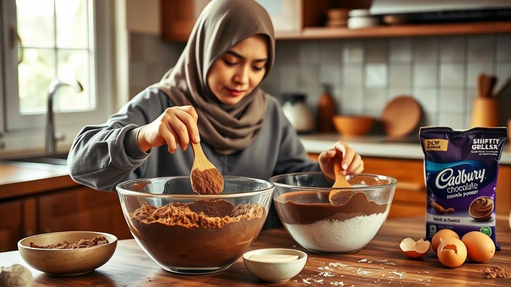 Resepi Kek Coklat Mudah Dengan Gula Merah