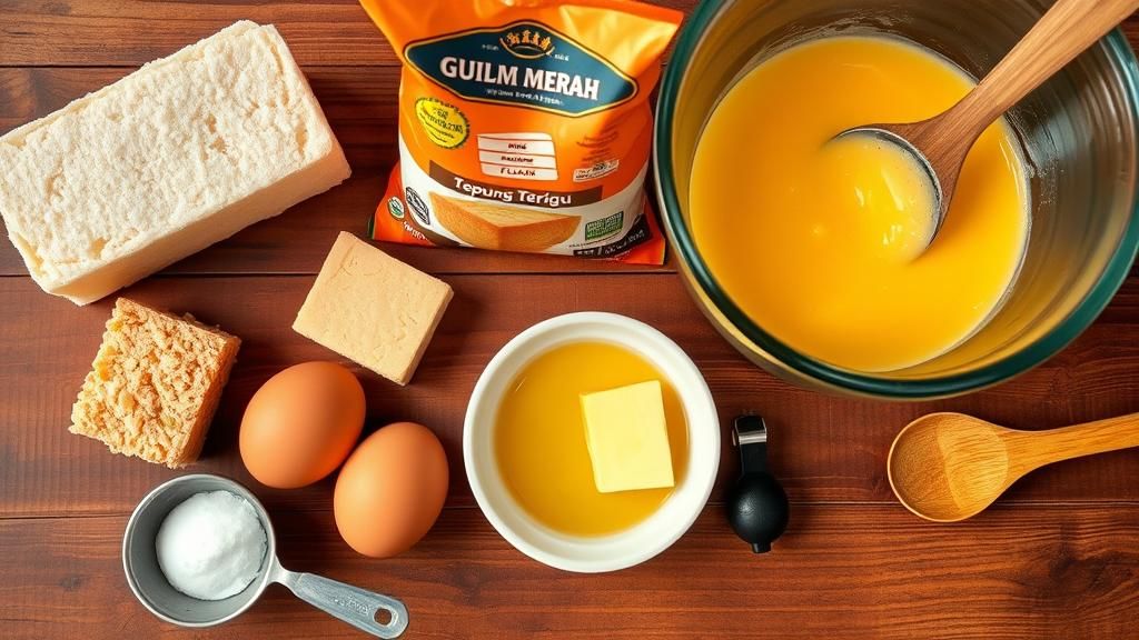 Resepi Kek Gula Merah Mudah Dengan Bahan-Bahan Malaysia