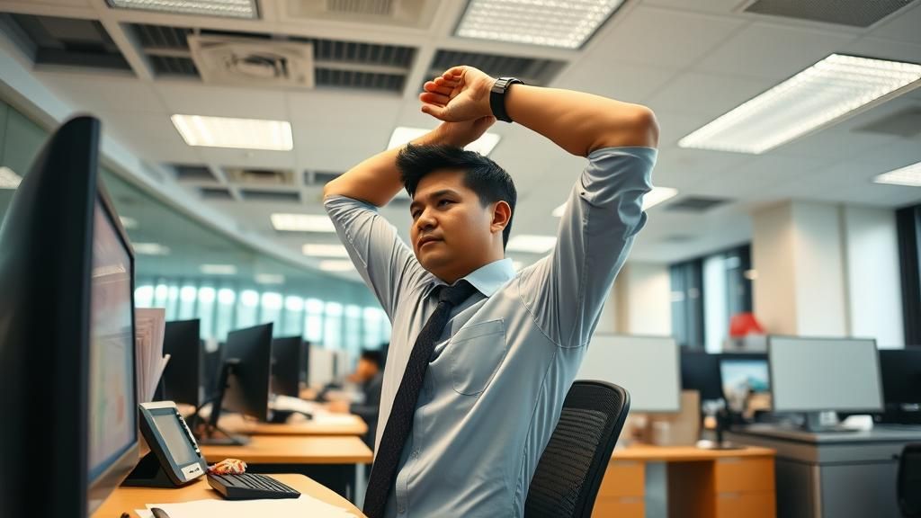 Senaman ringkas untuk office worker Malaysia