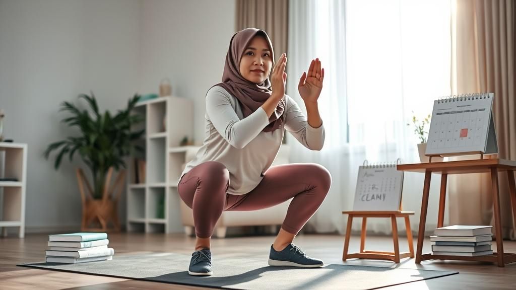 Senaman rumah untuk kurus tanpa gim