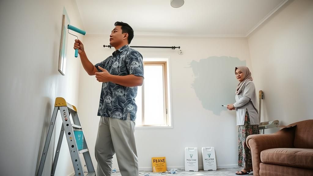 Cat rumah sendiri murah