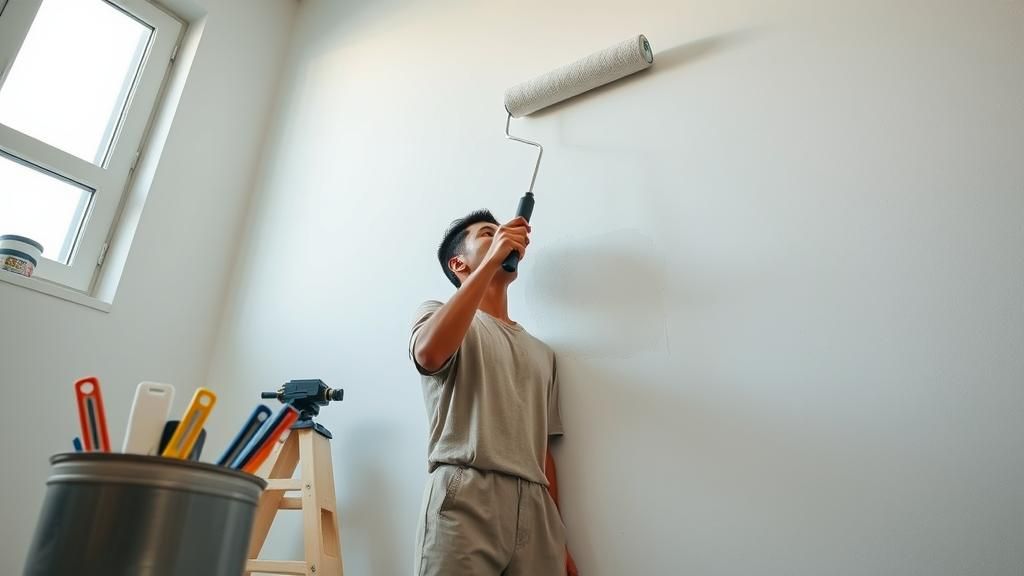 Cat rumah murah sendiri