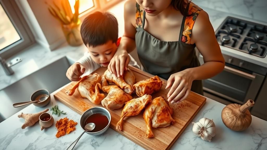 Resepi ayam goreng berempah mudah